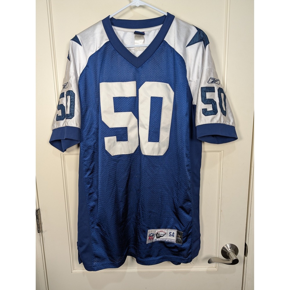 Reebok NFL Dallas Cowboys Sean Lee #50 Jersey Blue Mens 54 Gridiron Classic